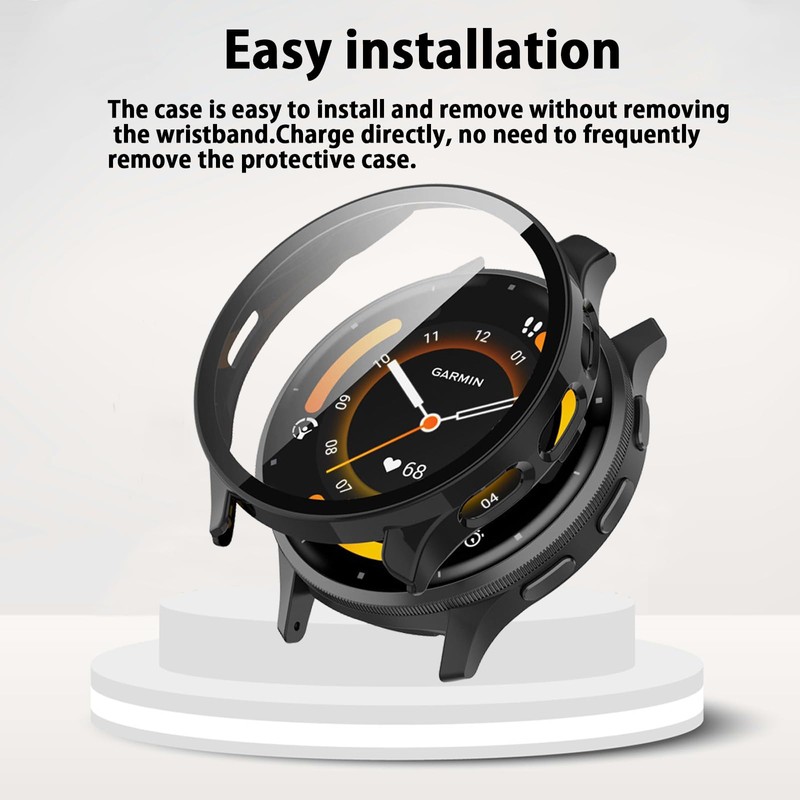 KANOYO Case Compatible with Garmin Venu 3 Protective Case, Integrated