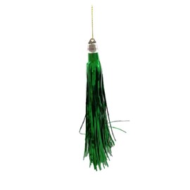 Lamettini Tinsel Pendant Christmas Tree Decoration Christmas Pendant (100, Green)