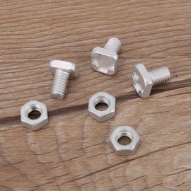 Greenhouse Repair Tool Accessories 50pcs Aluminum Nut + 50pcs Bolt Tool Attachment Set for Greenhouse
