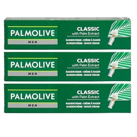 3 Pack - Palmolive Men's Shave Cream Bundle, Set of 3x 100ml A Hadco Bundle with our Free Face Cloth (Colour: White Size: Small).