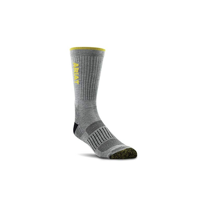 Ariat 2-pack Crew Socks- Grey