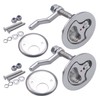 MX Boat Cam Latch,Marine Hatch Latch Flush Pull Handle Latch