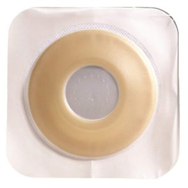 ConvaTec 413183 SUR-FIT Natura Two-Piece Durahesive Skin Barrier with Convex-IT Technology, Pre-Cut, Tape Collar, White, 1-3/4" Flange, 1-1/4" Stoma Opening, Pack of 10