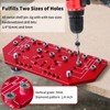 RUITOOL Shelf Pin Jig and Hinge Jig Two-in-One, Self-contained Clamping