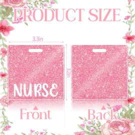 SEEVOR Nurse Badge Buddy Horizontal Badge Identification Tags for Nurses (1)
