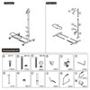 Vertical Bike Stand with Wheels, Fits 22"-29" Bikes, Tires up