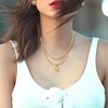 HSWYFCJY Gold Initial Necklaces for Women Layered Letter Pendant Necklace