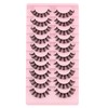 Sixstarhair Cat Eye False Eyelashes Artificial Natural Look Russian Strip