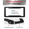 Aootf American Flag License Plate Frames- Black Plastic USA Flag