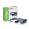 FASTCABLING PoE Passthrough Switch 4 Port, VLAN, QoS, Expand Network