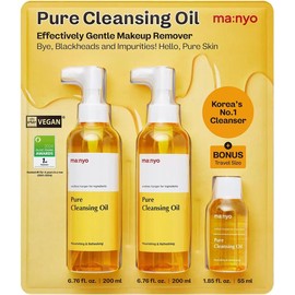 Ma:nyo Makeup Remover Manyo Aceite Limpiador de Maquillaje 2 de 200 ml + 1 de 55 ml.