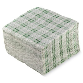 Saten ser61315439 Home Green, Napkin 33 x 33, 1 Layer, 1/4 Fold, 75 Napkins, Embossed Continuous, Tables, Green
