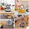 JJWNMLL Pot Trivet Metal – Black Kitchen Worktop Protection Pot