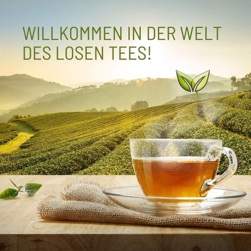 teeverliebt - Kamillen-Blüten Tee I Kräutertee lose I Echte Kamille