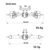 MEUS RACING 5mm ISO V2 SCX24 Axles with 3-Section CVD