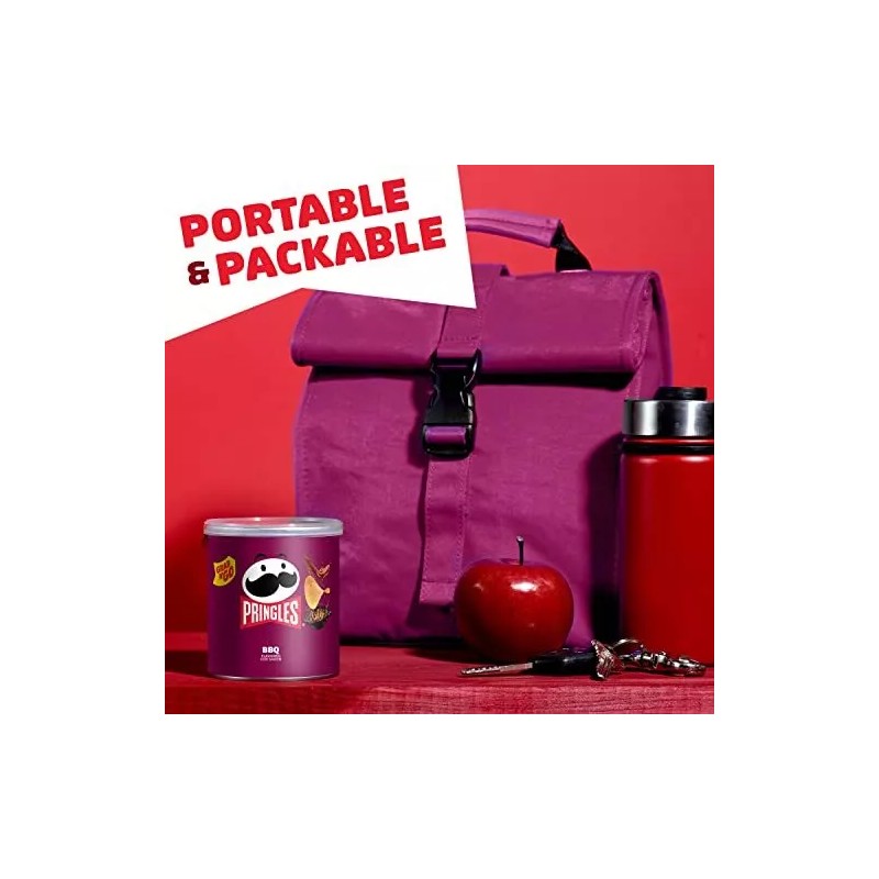 Pringles Potato Crisps Chips, Bbq, 1.4oz ( pack of 12)