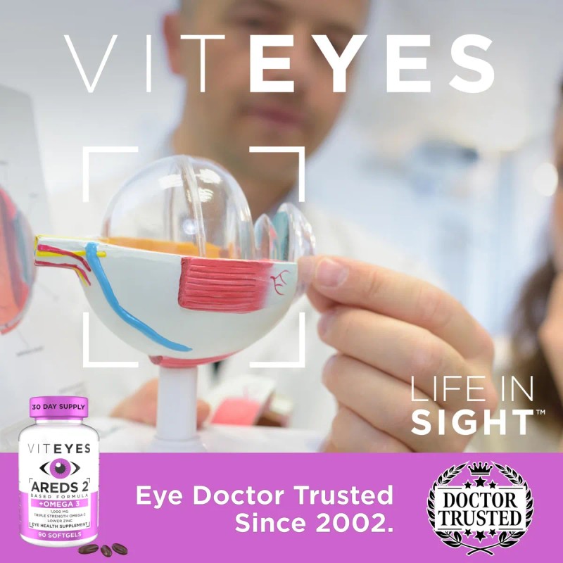 Omega 3 Viteyes AREDS 2 Omega 3 Vitaminas Cpsulas 90