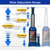 Donext 8 Ton/17637 LBS Hydraulic Bottle Jack, Blue Car Jack,