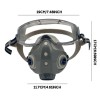 Full Face Respirator Mask | Wide Field of View Protective