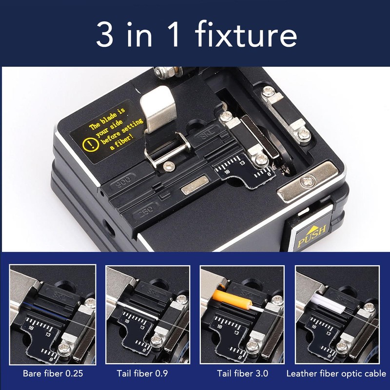Fiber Cleaver High Accuracy Cold Welding Hot Melting Optical Fiber