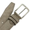 GRESEL Women's and Men's Suede Belt, Genuine Leather, Made in