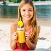 20 PCS Lemon Straws, Disposable Cocktail Straws Lemonade Stand Supplies