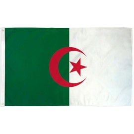 Algeria Flag 2x3ft Flag of Algeria Algerians Flag 2x3 House Flag 100D FABRIC