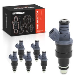 A-Premium Set of 6 Fuel Injectors Compatible with Ford F-150 1997-1998, E-150 Econoline 1997-2000, E-250 Econoline/E-150 Econoline Club Wagon 1997-1998, Windstar 1996-1998, 3.8L 4.2L, Gas