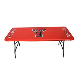 Kwik Covers 8' Rectangle Texas Tech University Table Cover - Single