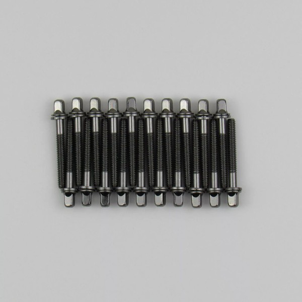 Unbranded 20 Drum Tension Rods 1 5/8" (42mm) BLACK NICKEL