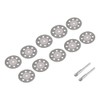 10 Pcs Rotary Tool 30mm Wheel Discs 8 Holes Diamond