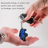 JUSTTOP Car Keychain, Bronco Key Chain Metal Key Fob, Cool