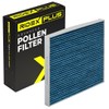 RIDEX Plus cabin air filter, 424I0641P, pollen filter, activated carbon,