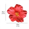 1Pc Red Hawaiian Flower Hair Clip for Women Girls Fashion