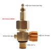 CO2 Tank Refill Valve Brass Anti Corrosion M18 X 1.5