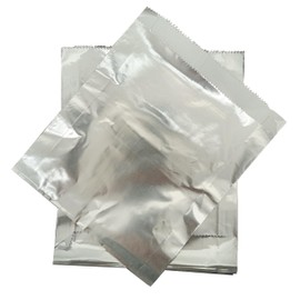 OCS Parts 10-Count 6" Foil Hamburger Bags | Heavy Duty Grease Resistant Heat Retention Cheeseburger Bags for Lunches To Go, Parties, Picnics, Food Trucks and Concession Stands