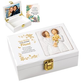 Nowizen Best Friend Birthday Gift – Candle Warmer Lamp with Timer and Dimmer, Thoughtful Present for Sister or Bestie, Friendship Wax Melt Warmer for Birthday or Christmas Home Decor