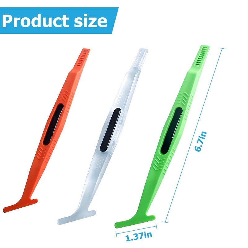 Zpana Car Micro Wrapping Squeegee Curves Set, 3PCS Flexible Vehicle