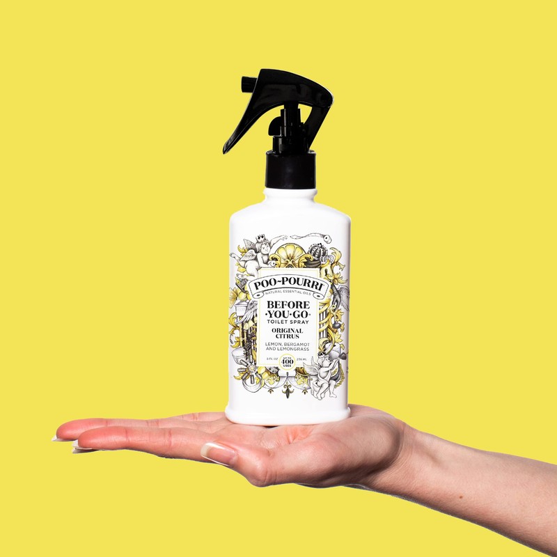 Poo-Pourri Before-You-Go Toilet Spray, Original Citrus, 8 Fl Oz, Up