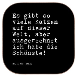 Mr. & Mrs. Panda Coasters There Are So Many - Gift, Cat, Cat Owner, Cat Lover, Saying, Quotes, Cats, Saying Gifts, Cups