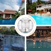 LED Water Float Light Solar Rechargeable Water Float Light RGB