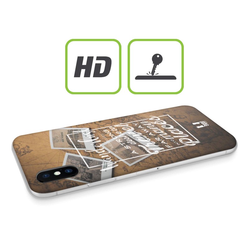 Head Case Designs Wanderlust Inspirational Chalk Typography Soft Gel Case