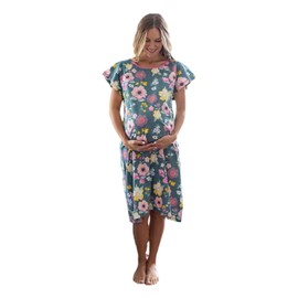 Baby Be Mine Gownies - Labor & Delivery Maternity Hospital Gown Maternity, Hospital Bag Must Have, Best (XXL pre pregnancy 16-22, Charlotte)