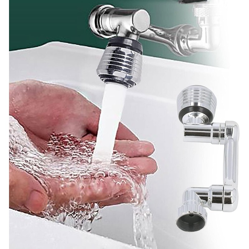 TOPINCN Extensor de Grifo Giratorio de 1080°, Aireador de Grifo