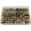 210Pcs Rivet Nut M4 M5 M6 M8 M10 M12 Zinc