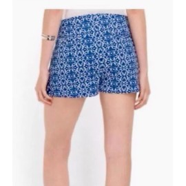 Walter Baker Womens Casual Dress Shorts by Walter Baker Prints Paisley Blue White Large