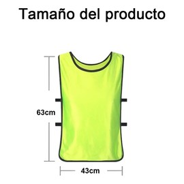 10pz Casacas Chaleco Entrenamiento Deportivo Futbol Adultos