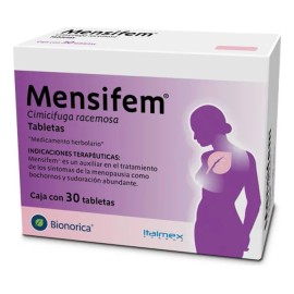 Mensifem Tabletas Recubiertas 20 Mg, 30 Tabletas