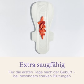 Lansinoh Lansinoh Wochenbett-Einlagen - 10 Stück - extra saugfähig & atmungsaktiv - für starken Wochenfluss & die ersten Tage nach der Geburt