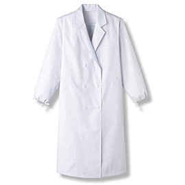 MR125 Women's Double Sunpex S-5L Medical Exam Clothes, Lab Clothes, Medical, white, M